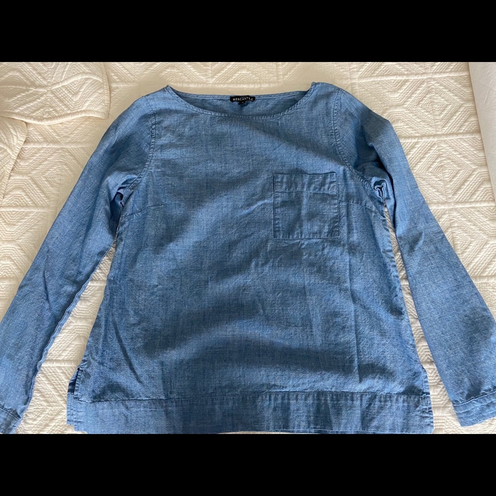 Jcrew chambray long sleeve